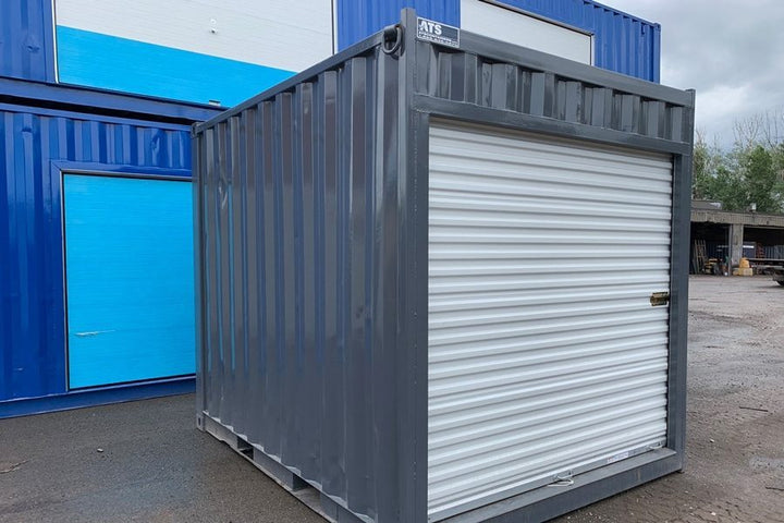 Contenedor marítimo usado con puerta enrollable de 10 pies