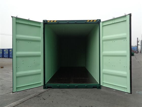Contenedor marítimo 20 pies hc verde nuevo