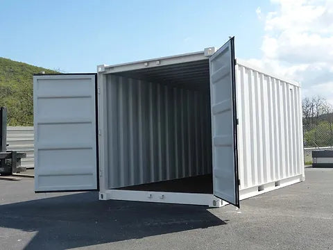 CONTENEDOR MARITIMO DE 15 PIES BLANCO - NUEVO
