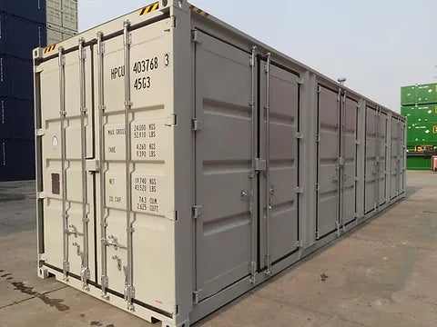 CONTENEDOR MARITIMO DE 40 PIES HC CON 4 PUERTAS LATERALES