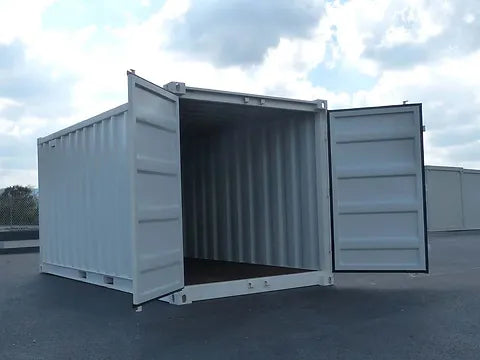 CONTENEDOR MARITIMO DE 15 PIES BLANCO - NUEVO