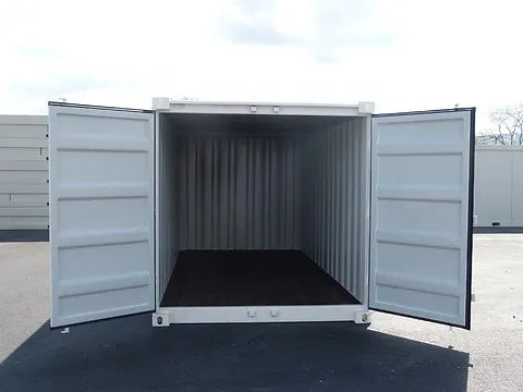 CONTENEDOR MARITIMO DE 15 PIES BLANCO - NUEVO