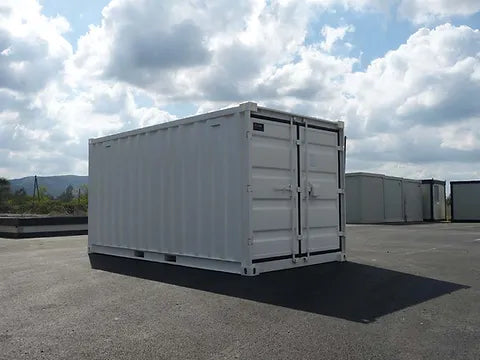 CONTENEDOR MARITIMO DE 15 PIES BLANCO - NUEVO